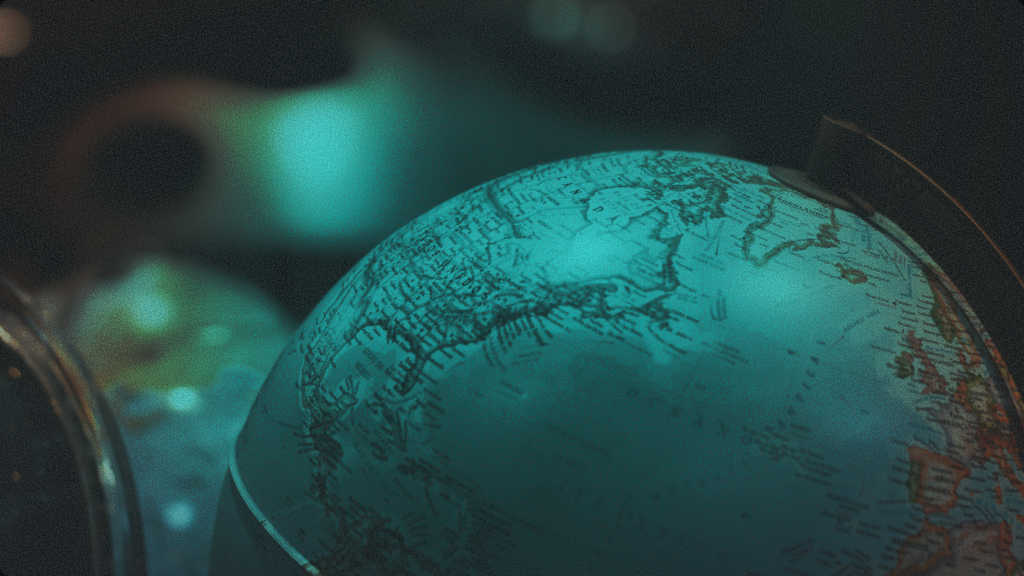 A vintage globe highlighting international trade routes, representing global cross-border B2B transactions and payment infrastructure challenges across emerging markets and African trade corridors